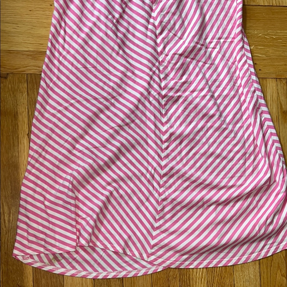 Pink and White Striped Halter Dress Vintage Lily Pulitzer - Picture 2 of 7